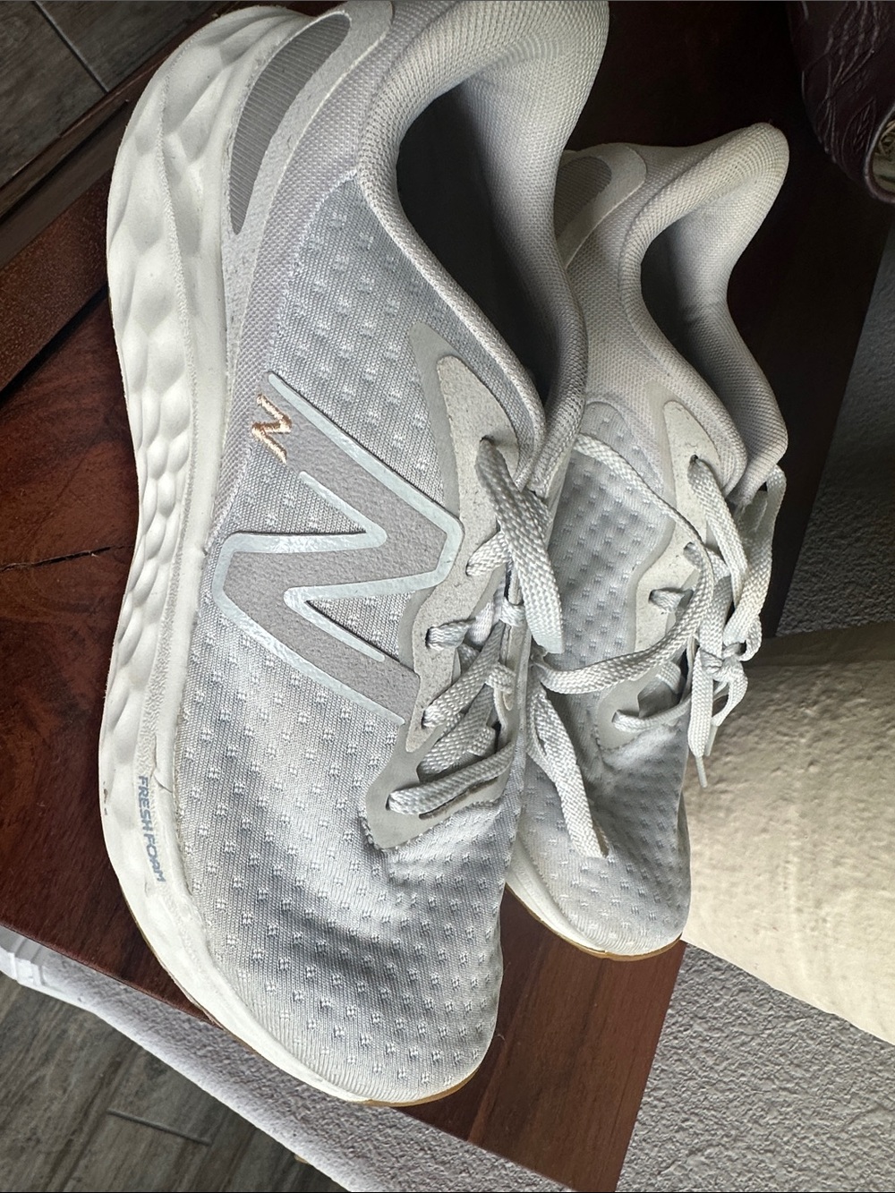 New Balance Women’s Cream/Off-White Running Shoes